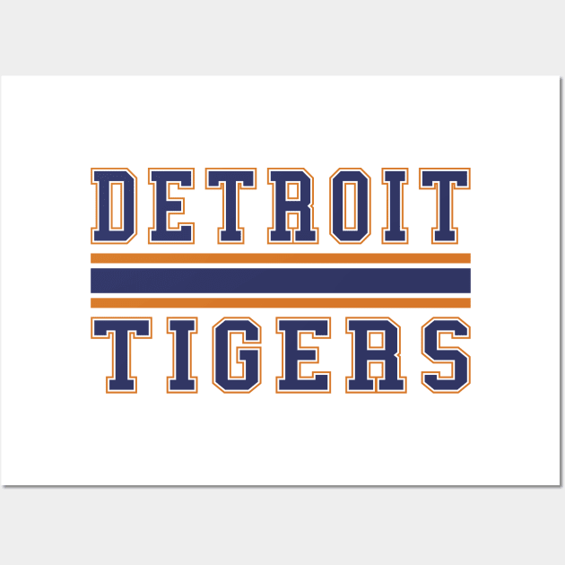 Detroit Tigers Baseball Wall Art by Cemploex_Art